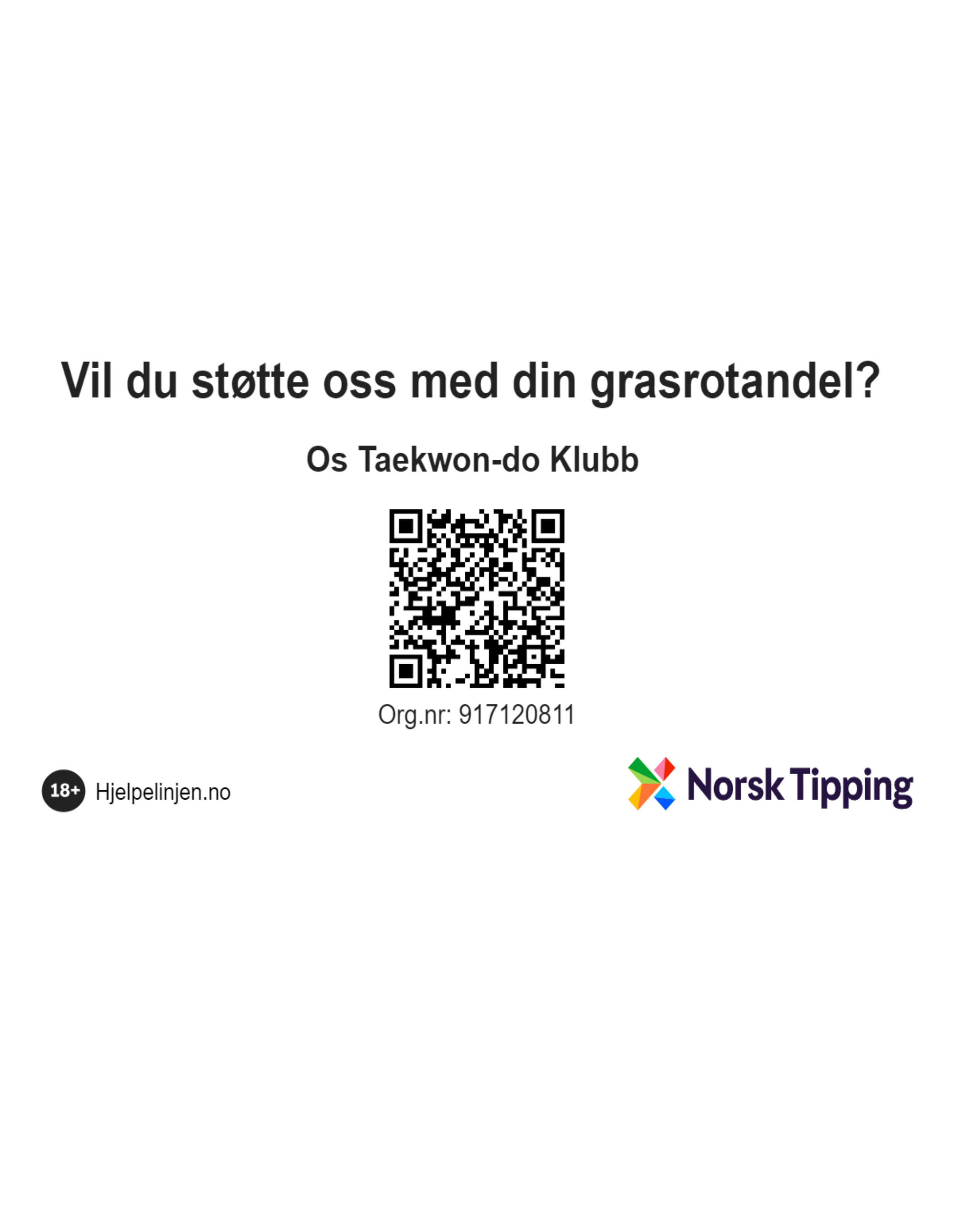 Vervekort med QR-kode